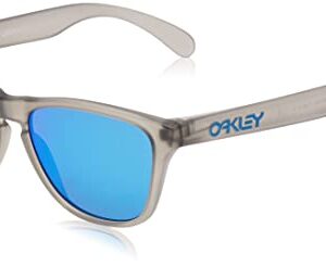 Oakley Youth OJ9006 Frogskins XS Square Sunglasses, Matte Grey Ink/Prizm Sapphire, 53 mm