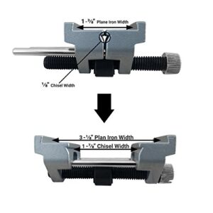 ATLIN Honing Guide - Fits Chisels 1/8” to 1-7/8”, Fits Planer Blades 1-3/8” to 3-1/8”