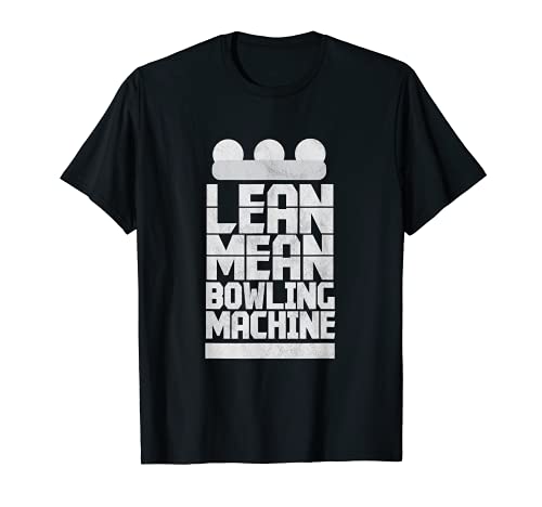 Lean Mean Bowling Machine Funny Lawn Bowling Shirt