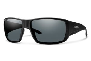 smith guide's choice sunglasses matte black/chromapop glass polarized gray