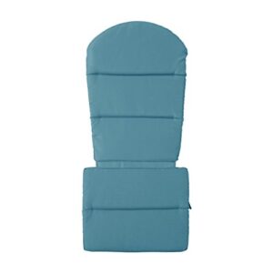 Christopher Knight Home Terry Outdoor Water-Resistant Adirondack Chair Cushions (Set of 2), Dark Teal, 2 Count (Pack of 1)