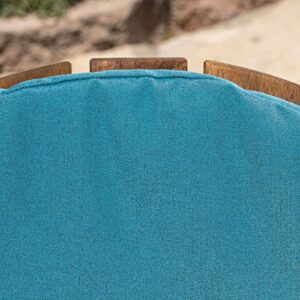 Christopher Knight Home Terry Outdoor Water-Resistant Adirondack Chair Cushions (Set of 2), Dark Teal, 2 Count (Pack of 1)