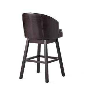 Christopher Knight Home Ogden KD Swivel Barstool (2 piece set) - Brown