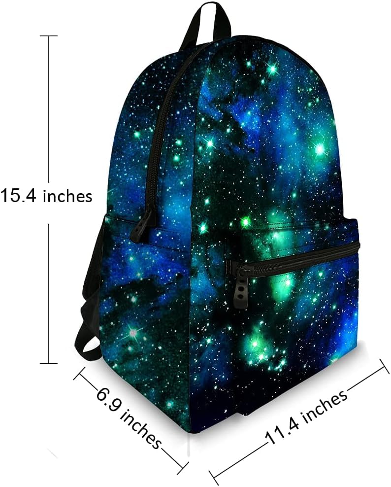 JeremySport Unisex TrendyMax Galaxy Pattern Grade Backpack for Elementary Kids (Galaxy 110)