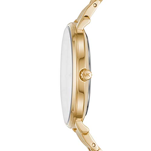 Michael Kors Women's Pyper Three-Hand Gold-Tone Stainless Steel Bracelet Watch (Model: MK3898)