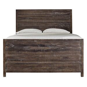 BOWERY HILL California King Solid Wood Storage Bed in Java