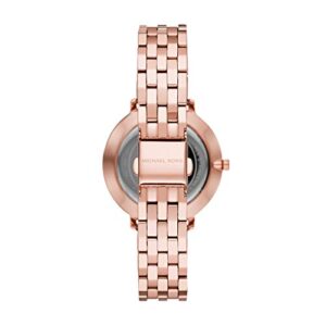 Michael Kors Women's Pyper Three-Hand Rose Gold-Tone Stainless Steel Bracelet Watch (Model: MK3897)