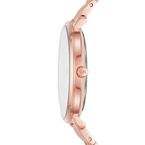 Michael Kors Women's Pyper Three-Hand Rose Gold-Tone Stainless Steel Bracelet Watch (Model: MK3897)