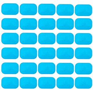 kasbee abs gel pads, 50pcs muscle stimulator pads replacement for ultimate muscle ems toner abdominal belt belly thigh flab arm leg waist workout trainer machine