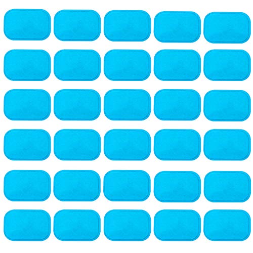 KASBEE ABS Gel Pads, 50PCS Muscle Stimulator Pads Replacement for Ultimate Muscle EMS Toner Abdominal Belt Belly Thigh Flab Arm Leg Waist Workout Trainer Machine