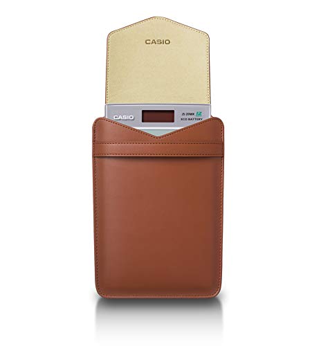 Casio CAL-CC10-N Professional Business Calculator Storage Case, Brown