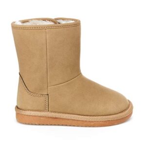 Simple Joys by Carter's Unisex Kai Winter Boot, Khaki Tan, 9 Toddler (1-4 Years)