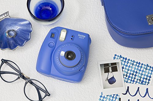 Fujifilm Instax Mini 9 Instant Camera - Cobalt Blue (Renewed)