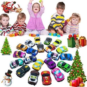 Pull Back Vehicles,30 Pack Friction Powered Pull Back Car Toys, Vehicles and Racing cars Mini Car Toy For Kids Toddlers Boys,Pull Back and Go Car Toy..