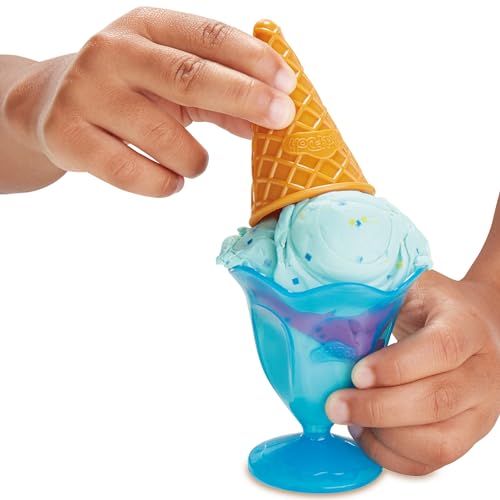 Play-Doh Kitchen Creations Ice Cream Party Play Food Set with 6 Play-Doh Colors, 2-Ounce Cans (Amazon Exclusive)