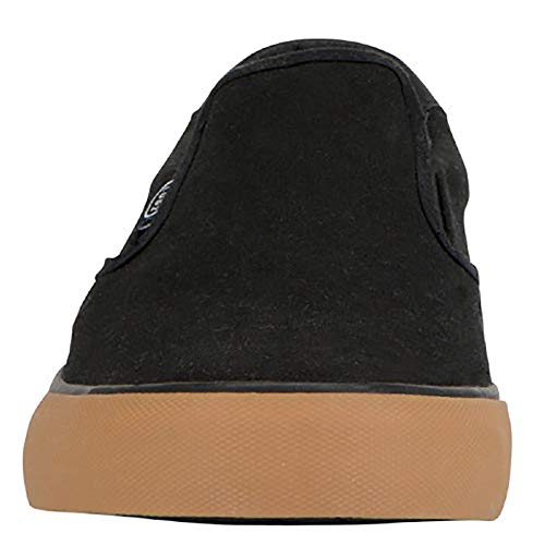 Lugz Mens Clipper Slip On Sneakers Shoes Casual - Black - Size 10.5 M