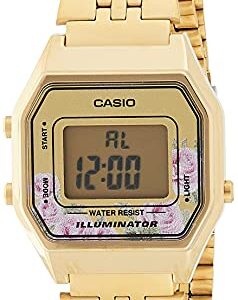 Casio LA680WGA-4C Women's Vintage Gold Tone Alarm Digital Watch