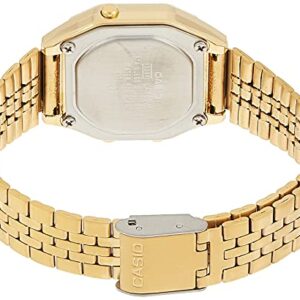 Casio LA680WGA-4C Women's Vintage Gold Tone Alarm Digital Watch