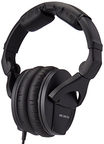 Sennheiser HD280PRO Headphone (new model) with Gator Cases G-Club Series G-CLUB-HEADPHONE Carry Case for DJ Style Headphones/Accessories