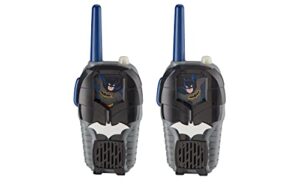 batman toy walkie talkies for kids, static free indoor and outdoor toys for boys with light up graphics designed for fans of batman toys