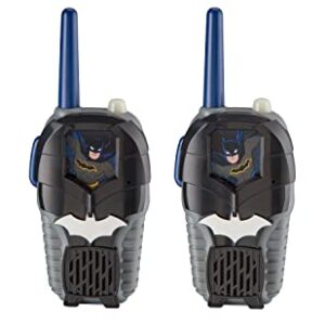 Batman Toy Walkie Talkies for Kids, Static Free Indoor and Outdoor Toys for Boys with Light Up Graphics Designed for Fans of Batman Toys