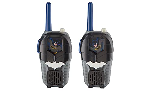 Batman Toy Walkie Talkies for Kids, Static Free Indoor and Outdoor Toys for Boys with Light Up Graphics Designed for Fans of Batman Toys