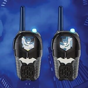 Batman Toy Walkie Talkies for Kids, Static Free Indoor and Outdoor Toys for Boys with Light Up Graphics Designed for Fans of Batman Toys