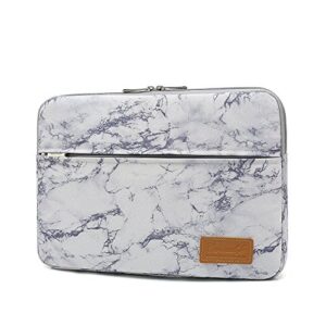 Canvaslife Marble Pattern 360 Degree Protective Waterproof Laptop Sleeve 15 Inch 15 Case and 15.6 Laptop Bag