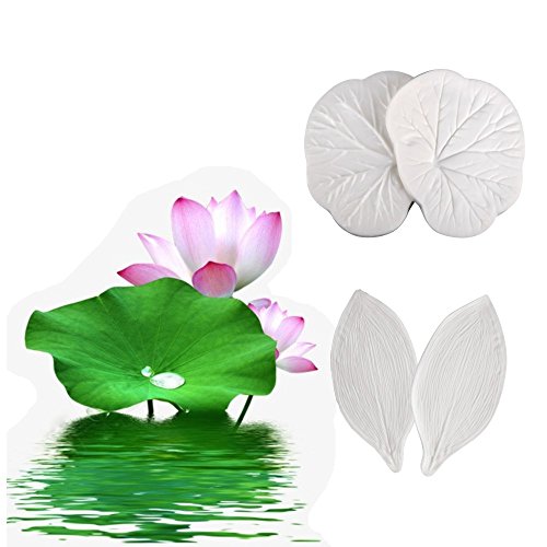 AK ART KITCHENWARE Sugar Paste Flower Veining Molds Petal Veiners Fontant Mold Cake Craft Tools (lotus)