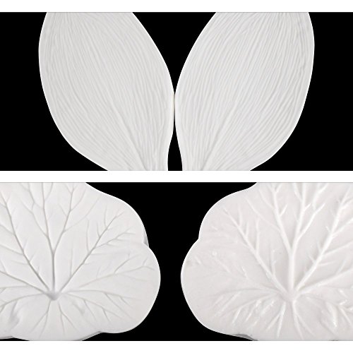 AK ART KITCHENWARE Sugar Paste Flower Veining Molds Petal Veiners Fontant Mold Cake Craft Tools (lotus)