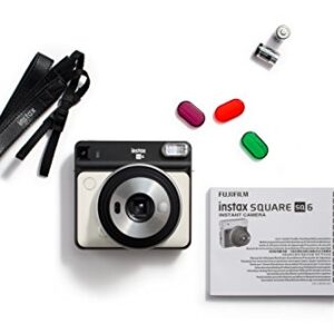 Fujifilm Instax Square SQ6 - Instant Film Camera - Pearl White