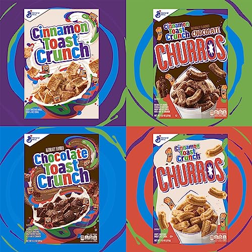 Original Cinnamon Toast Crunch Breakfast Cereal, Crispy Cinnamon Cereal, 12 OZ Cereal Box