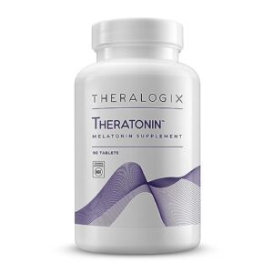 theralogix theratonin melatonin supplement - 90-day supply - sleep support supplement - melatonin to aid a good night's sleep - supplement for women to support fertility - nsf certified - 90 tablets