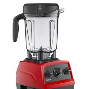 Vitamix Explorian Blender, Professional-Grade, 64 oz. Low-Profile Container, Red (Renewed Premium)