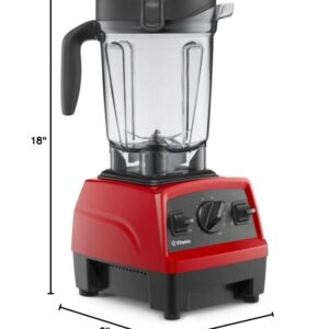 Vitamix Explorian Blender, Professional-Grade, 64 oz. Low-Profile Container, Red (Renewed Premium)