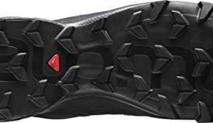 Salomon Speedcross 5 Trail Running Shoes for Men, Black/Black/Phantom, 9