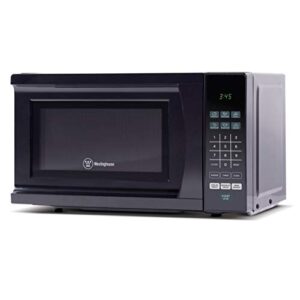 westinghouse 700 watt counter top microwave oven, 0.7 cubic feet, black, wmm7b