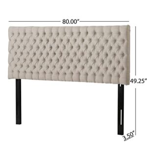 Christopher Knight Home Jezebel Headboard, King / Cal King, Sand