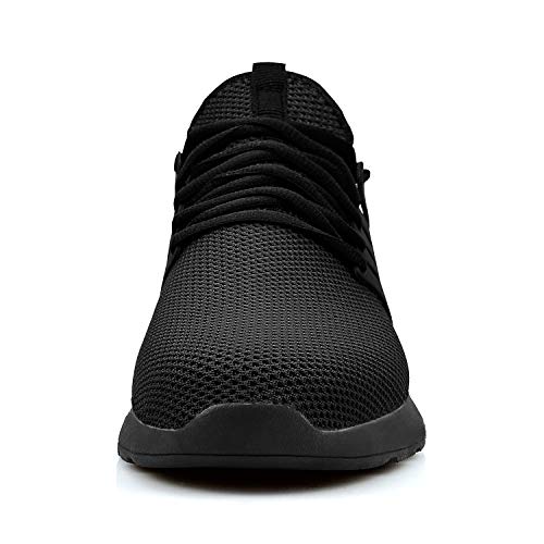 Feetmat Mens Running Tenis para Hombres Shoes Slip On Resistant Sneakers Athletic Gym Non Slip Shoes Size 11 Black Zapatos De Hombre Mens Sneakers Tenis para Hombres