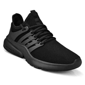 Feetmat Mens Running Tenis para Hombres Shoes Slip On Resistant Sneakers Athletic Gym Non Slip Shoes Size 11 Black Zapatos De Hombre Mens Sneakers Tenis para Hombres