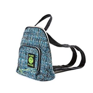 DIME BAGS Club Mini Backpack | Stylish Mini Hemp Backpack with Secret Pocket (Glass)