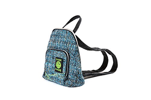 DIME BAGS Club Mini Backpack | Stylish Mini Hemp Backpack with Secret Pocket (Glass)