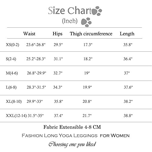 tom+alice Stretch Printed Yoga Pants for Women Girl Solid Color High Waisted Athletic Outdoor Golf Leggings