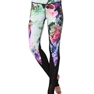 tom+alice Stretch Printed Yoga Pants for Women Girl Solid Color High Waisted Athletic Outdoor Golf Leggings