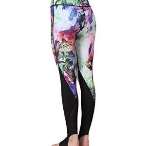 tom+alice Stretch Printed Yoga Pants for Women Girl Solid Color High Waisted Athletic Outdoor Golf Leggings