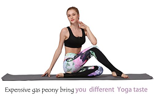 tom+alice Stretch Printed Yoga Pants for Women Girl Solid Color High Waisted Athletic Outdoor Golf Leggings