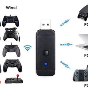 Skywin Wireless Controller Adapter - Converter Allows for use of PS3/PS4/XBOX Controllers