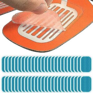 50pcs/80pcs abs stimulator training replacement gel sheet pads for abdominal muscle trainer, accessory for ab workout toning belt