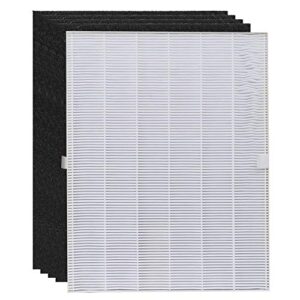 hifrom replacement true hepa filter with plus 4 carbon filter 115115 size 21 compatible with winix plasmawave air purifier 5300 6300 wac5300 wac5500 wac6300- filter a