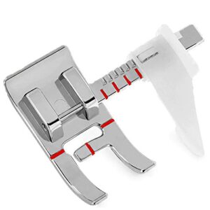 dreamstitch 250026947, blsa-sgf adjustable guide presser foot max 7mm zigzag-fits all low shank snap-on singer, brother, babylock, janome, juki, elna and more sewing machine